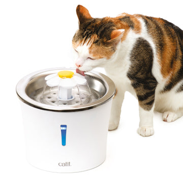 Catit 2.0 - Stainless Steel Top 3L Flower Fountian