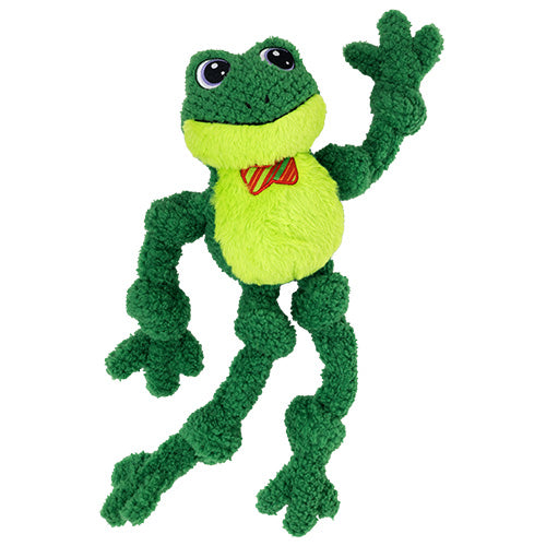 KONG - Dog Holiday Knots - Bow Tie Frog