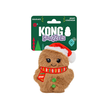 KONG - Dog Holiday Snuzzles - Santa Gingerbread