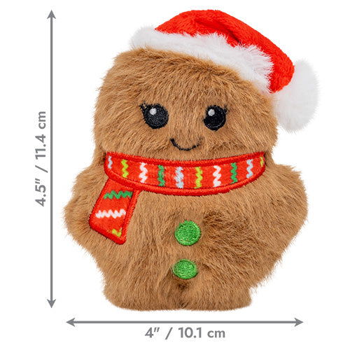KONG - Dog Holiday Snuzzles - Santa Gingerbread