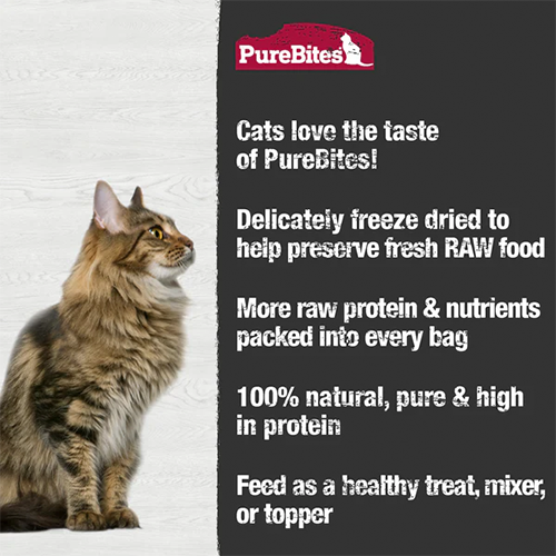 PUREBITES -  CAT - Freeze-Dried Chicken Heart
