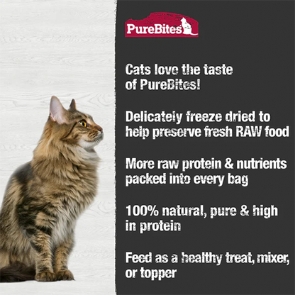 PUREBITES -  CAT - Freeze-Dried Chicken Heart