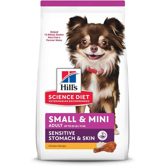 Hill's Science - Sensitive Stomach & Skin Small & Mini Dog Diet - Chicken