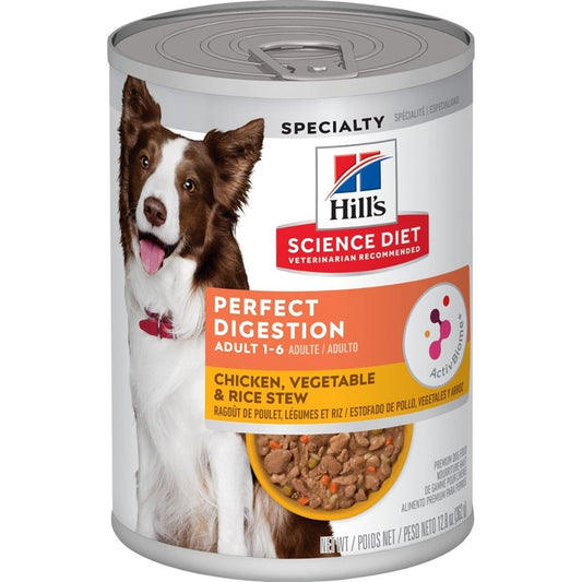 Hill's Science - Perfect Digestion Dog Diet - Chicken Vegetable & Rice Stew