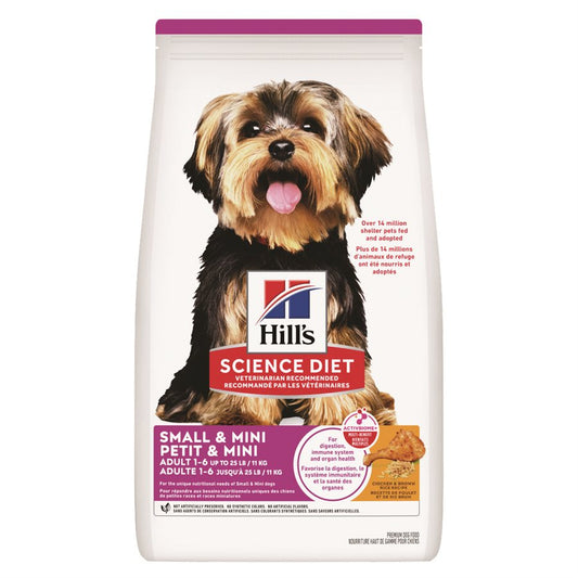 Hill's Science - Small & Mini Dog Diet - Chicken Meal & Rice