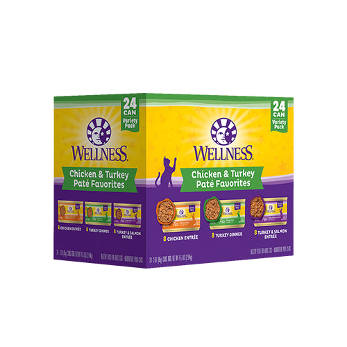 WELLNESS - Chicken & Turkey Variety Pack