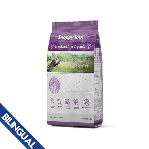 SNAPPY TOM - Crystal Cat Litter - Lavender