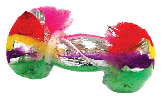 CANCOR - Crinkle Cat Dumbbell with Catnip