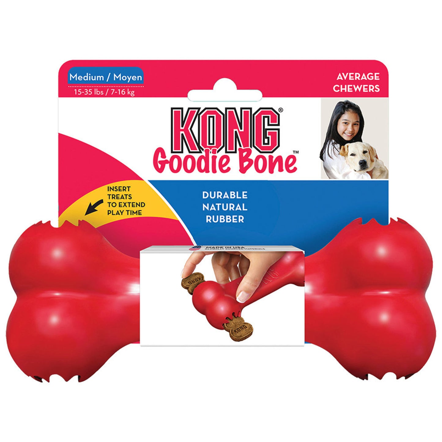 Kong Goodie Bone - Dog Toy