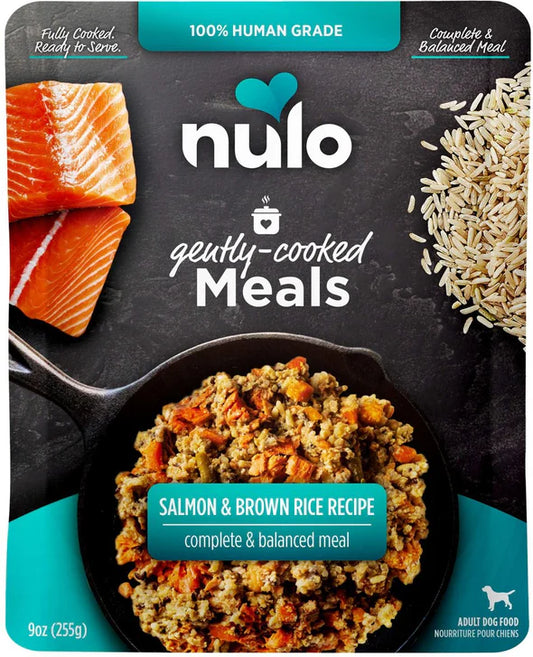 Nulo - Dog - Gently Cooked Meals SALMON & BROWN RICE RECIPE