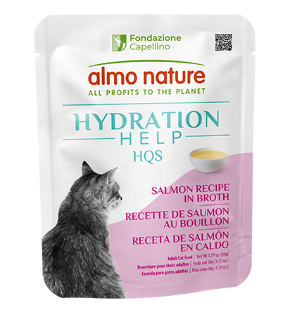 Almo Nature - HQS Hydration Help - Salmon Recipe In Broth