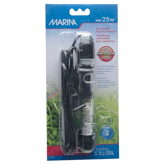 MARINA - Submersible Aquarium Heater - Mini 25W - 15cm