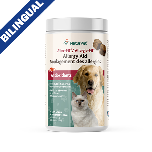 NATURVET - Aller-911 - Allergy Aid Plus Antioxidants for Pets
