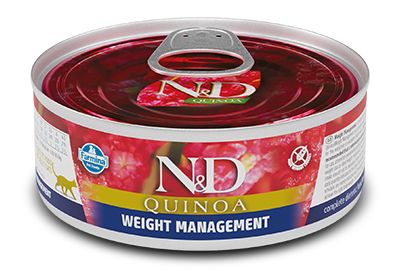 N&D Quinoa kattenvoeding Weight Management Lam 5 kg - Best Petfoods