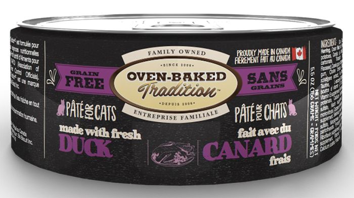 Oven Baked - Wet Cat Food - Grain Free Duck & Pork Pate