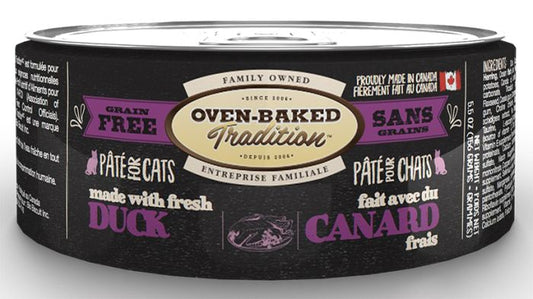 Oven Baked - Wet Cat Food - Grain Free Duck & Pork Pate