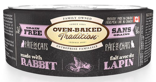 Oven Baked - Wet Cat Food - Grain Free Rabbit, Ocean Fish & Pork Pate