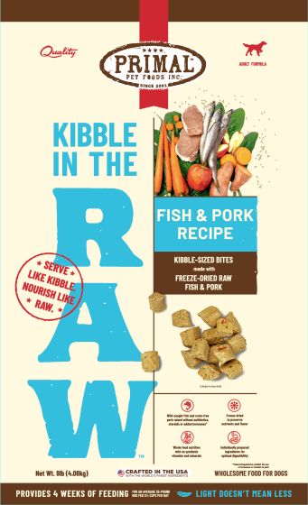 Primal Kibble in the Raw for Dogs