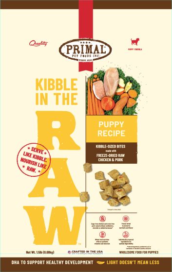 Primal Kibble in the Raw for Dogs