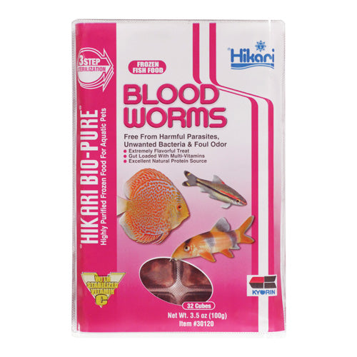 HIKARI - Frozen Blood Worms Cubes