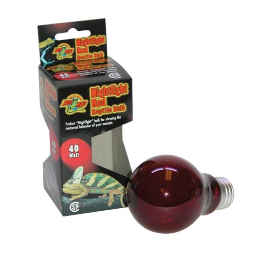 ZooMed Nightlight Red Reptile Bulb - 40 W