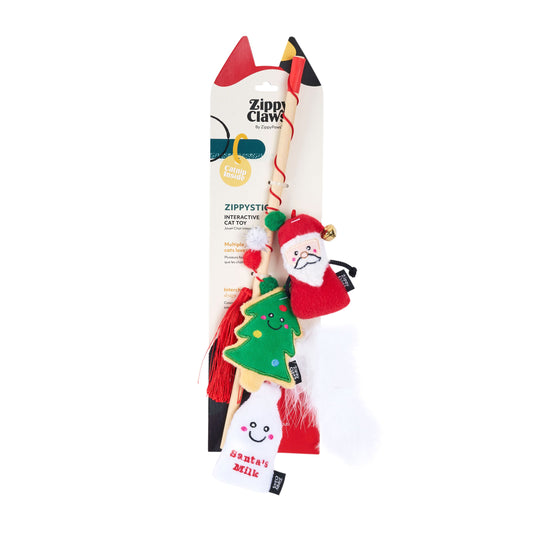 ZippyClaws - Holiday ZippyStick - Santa with Cookies & Milk