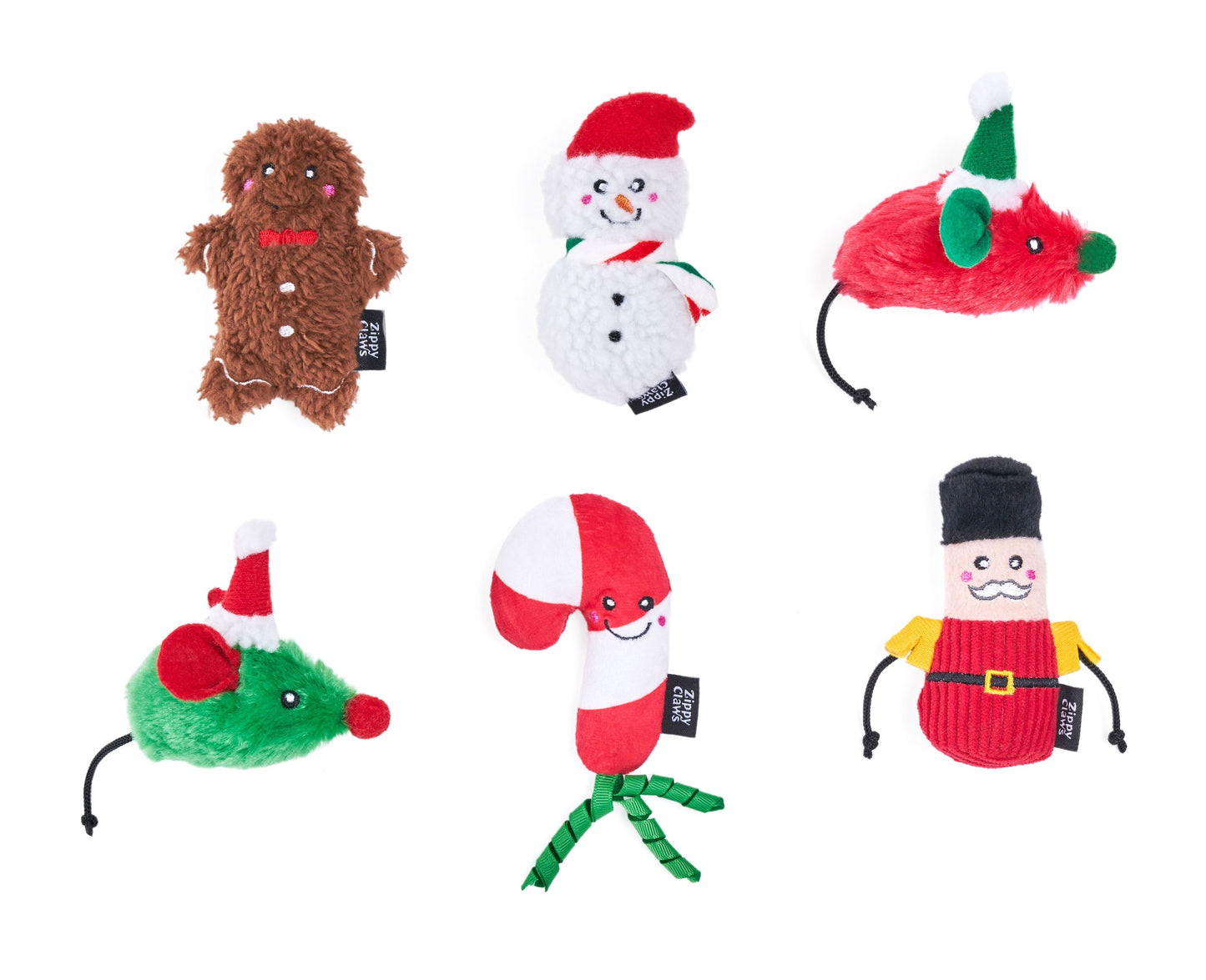ZippyClaws - Holiday 6-Pack - Festive Friends