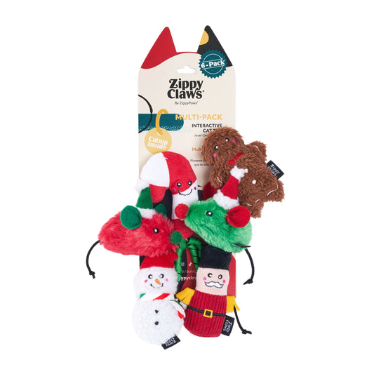 ZippyClaws - Holiday 6-Pack - Festive Friends