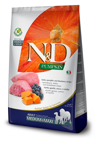 Farmina N&D Pumpkin Lamb & Blueberry Dog Food for Medium & Maxi Breeds