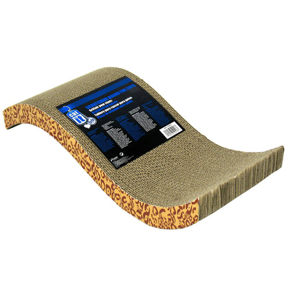 CATIT - Style Patterned Cat Scratcher with Catnip - Animal - S shape