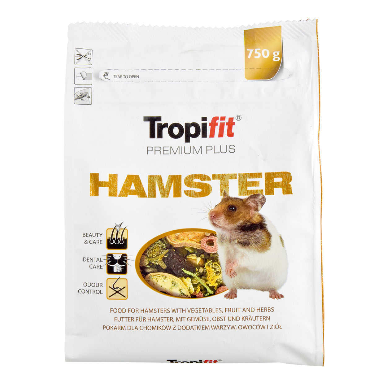 Tropifit Premium Plus Hamster Formula 750grs