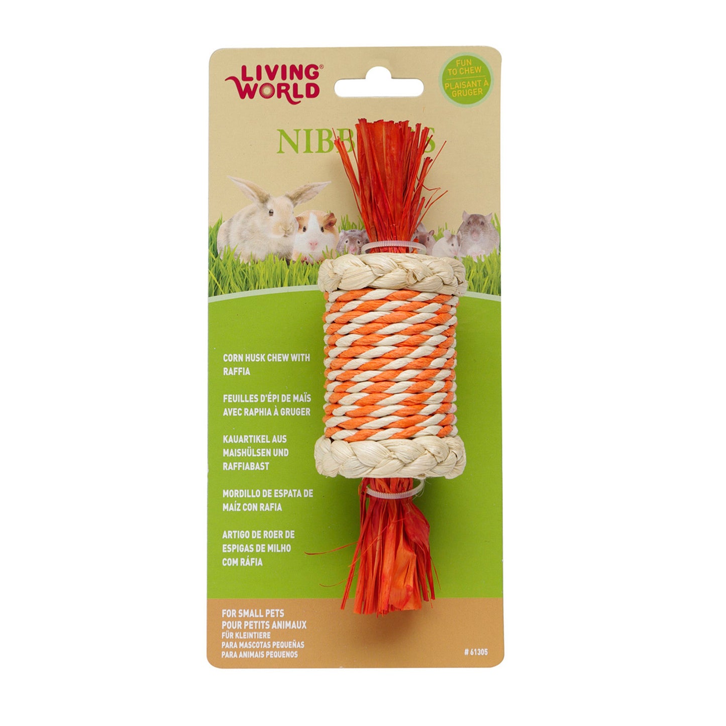 Living World - Nibblers - Candy Corn Husk Chew
