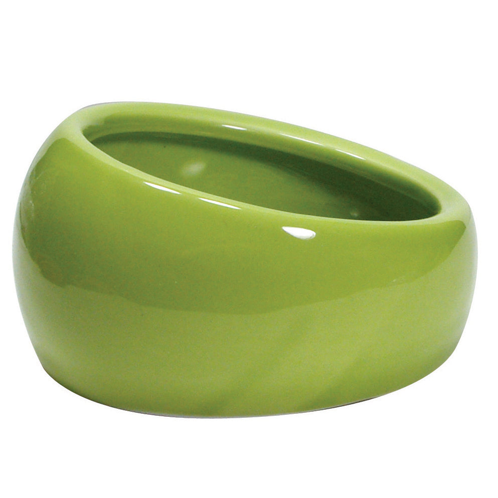 Living World - Ergonomic Dish - Green/Ceramic