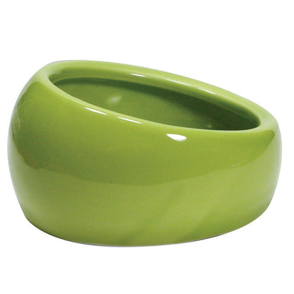 Living World - Ergonomic Dish - Green/Ceramic