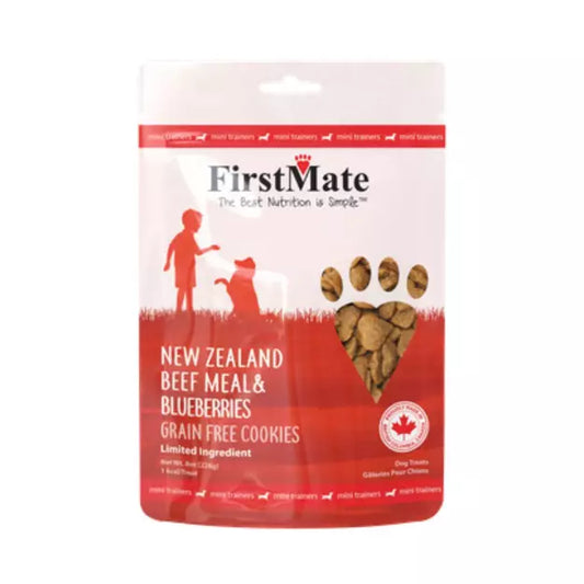 FIRSTMATE - Dog Treats Beef With Blueberry