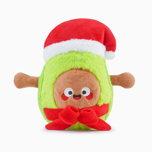 Hugsmart - Fuzzy Friendz Happy Woofmas - Avocado Santa