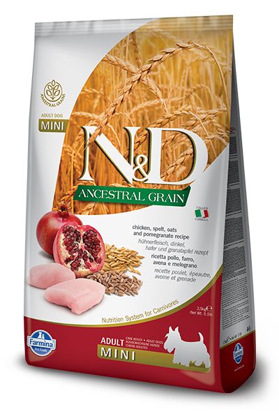 Farmina - Mini Dog - Ancestral Grains - Chicken Pomegranate