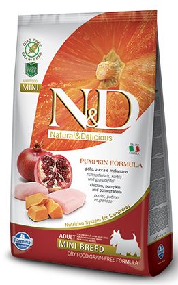 Farmina - N&D Mini Dog - Pumpkin Chicken Pomegranate Recipe
