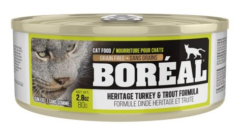 Boreal Heritage Turkey & Trout Wet Cat Food 2.8oz