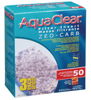 AquaClear 50 Zeo-Carb Filter insert, 3 pack, 270 g (9.5 oz )