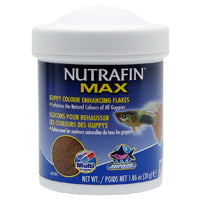 Nutrafin Max Guppy Colour Enhancing Flakes 30 g (1.06 oz )
