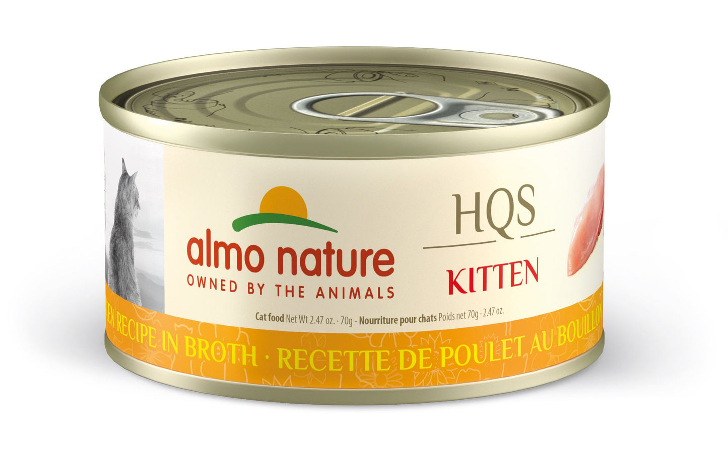 Almo Nature - HQS Kitten - Chicken Recipe In Broth