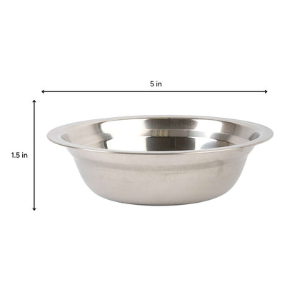 BROOKBRAND - Dual Stainless Eared Dish - Blue