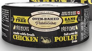 Oven Baked - Wet Cat Food - Grain Free Chicken & Ocean Fish Pate
