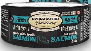 Oven Baked - Wet Cat Food - Grain Free Salmon & Pork Pate