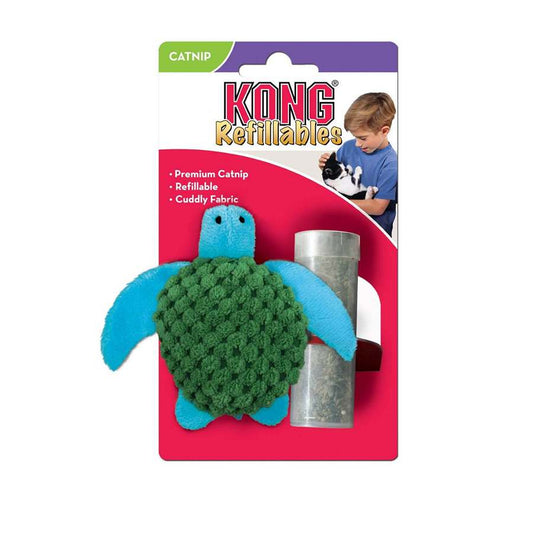 Kong Refillables - Catnip Turtle