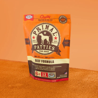 Primal Frozen Patties for Dogs