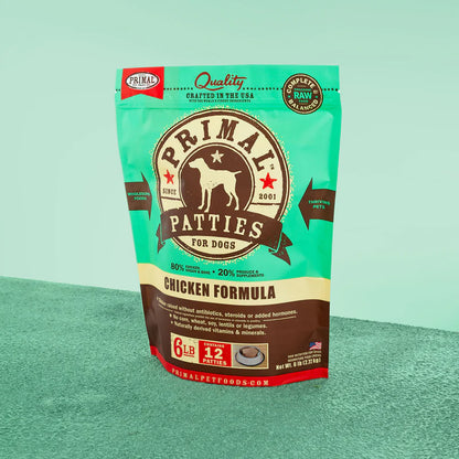 Primal Frozen Patties for Dogs