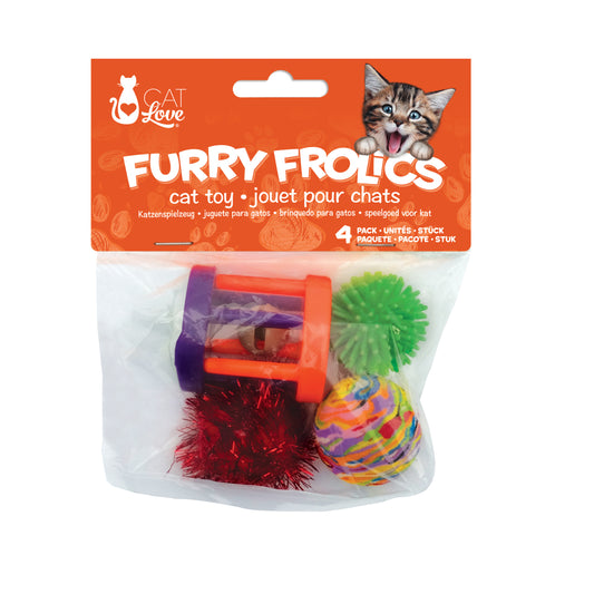 CAT LOVE - Furry Frolics - Assorted Cat Toys