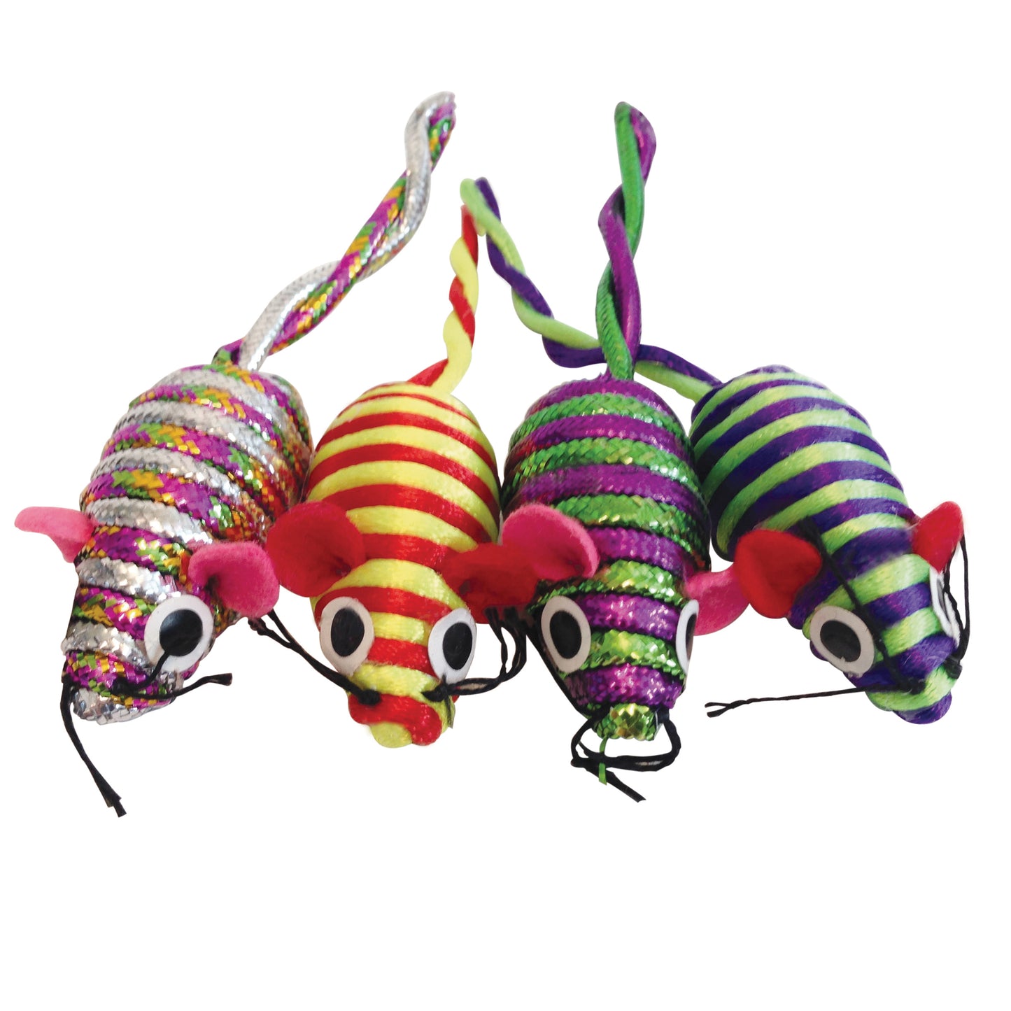 Cat Love FurryFrolics - Cat Toy - Glitter Stripe Catnip Mice